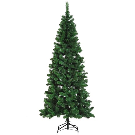 ChristmasGoodz - Kunstkerstboom - Smalle Kunstkerstboom - Smalle kerstboom - Volle boom 210 cm