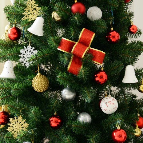 ChristmasGoodz - Kunstkerstboom - Smalle Kunstkerstboom - Smalle kerstboom - Volle boom 210 cm
