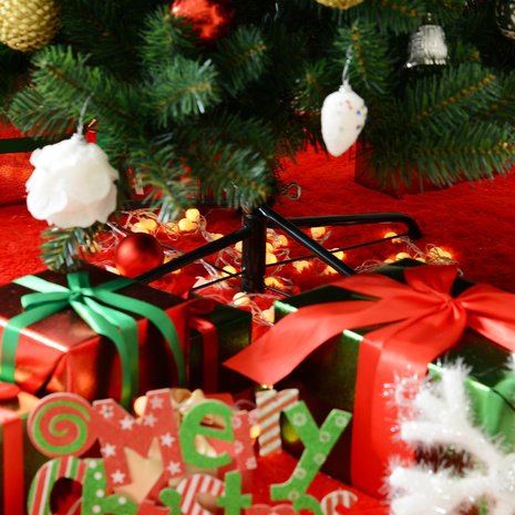 ChristmasGoodz - Kunstkerstboom - Smalle Kunstkerstboom - Smalle kerstboom - Volle boom 210 cm