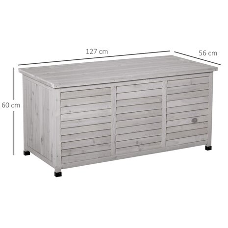 Opbergkist tuingereedschap - Kussenbox - Opbergbank - tuinkist - tuinbank - 127L x 56W x 60H cm