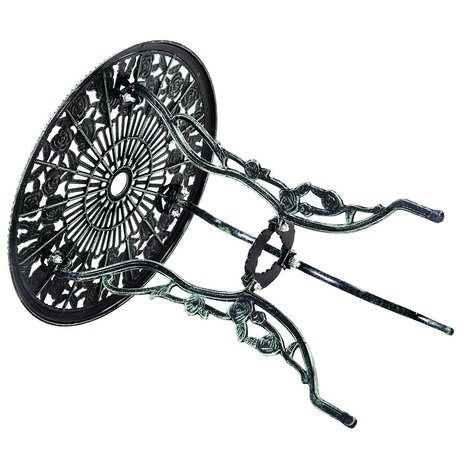 Balkonset - Bistroset - Tuinset - bistroset 2 persoons - Antiek -  Groen - 3 delig