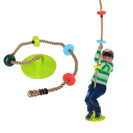 Klimtouw - Speelgoed - Buitenspeelgoed jongens - Buitenspeelgoed meisjes - 3-12 jaar - 200 x 29 cm