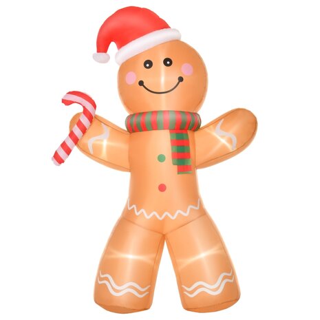 Opblaasbare gingerbreadman