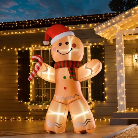 Opblaasbare gingerbreadman