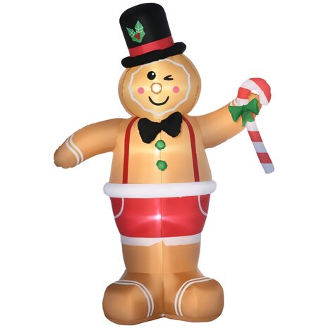 Opblaasbaar kerstfiguur 
