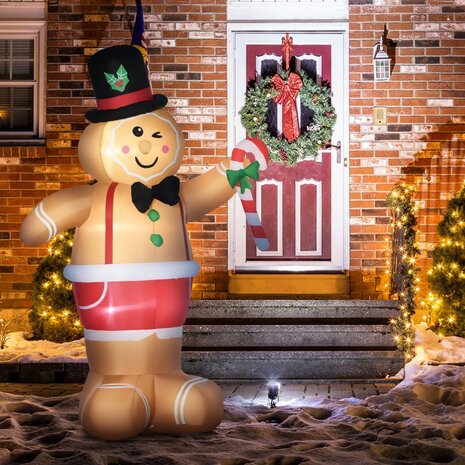 Opblaasbaar kerstfiguur 