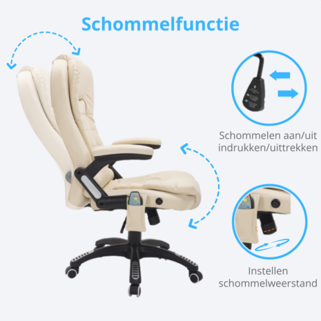 Ergonomische bureaustoel beige