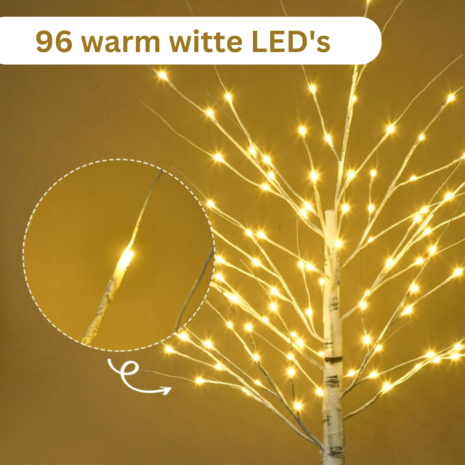 Lichtboom met LED verlichting