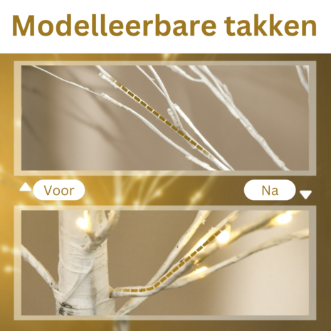 Lichtboom met LED verlichting