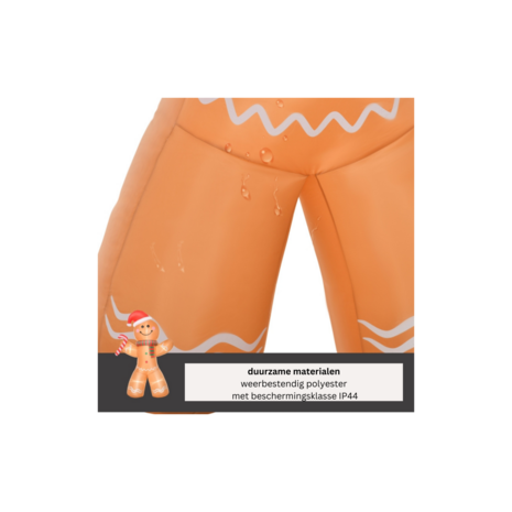 Opblaasbare gingerbreadman