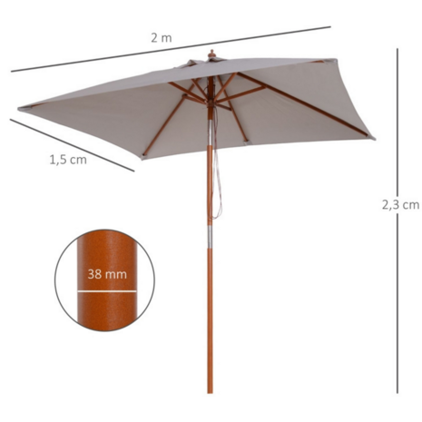 Balkon parasol