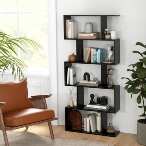Boekenkast zwart