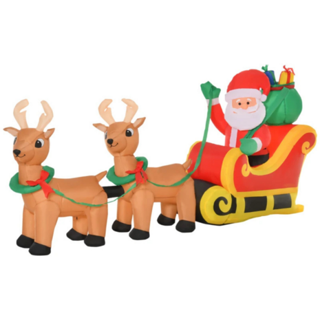 Opblaasbaar kerstfiguur 