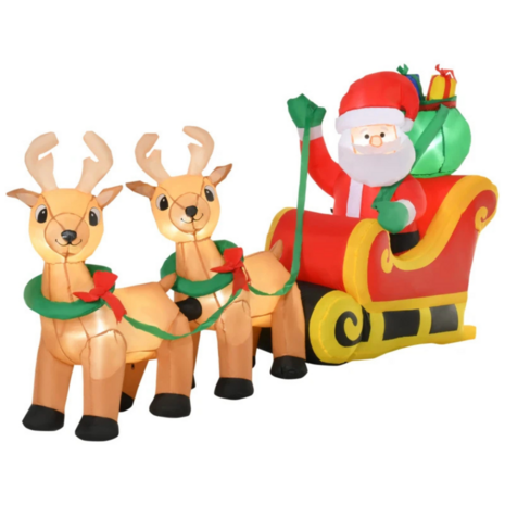 Opblaasbaar kerstfiguur 