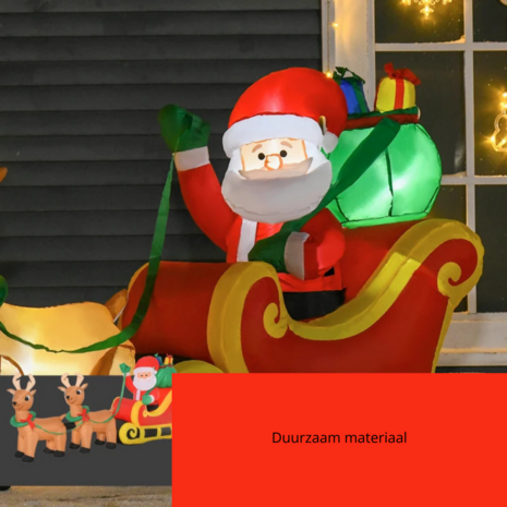 Opblaasbaar kerstfiguur 