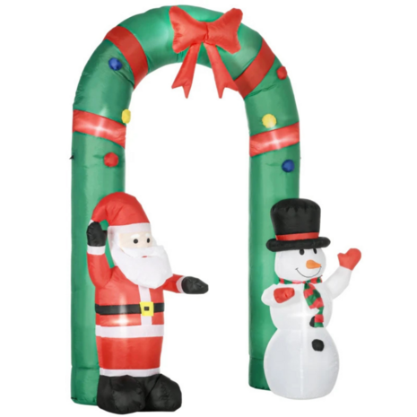 Opblaasbaar kerstfiguur 