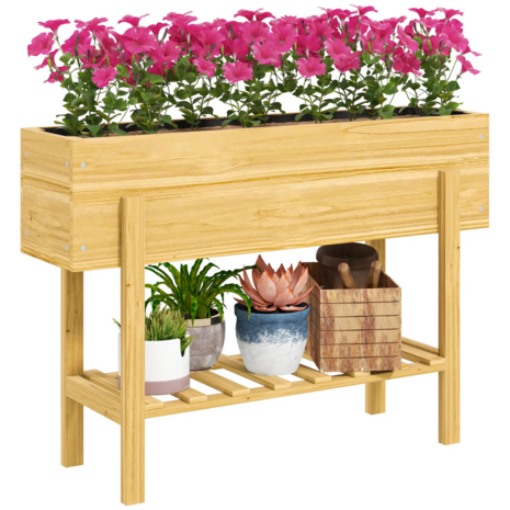 Verhoogde plantenbak 