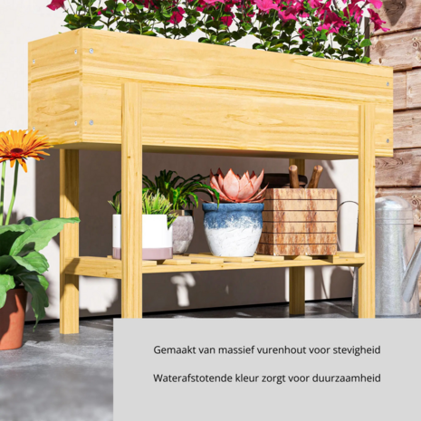 Verhoogde plantenbak 