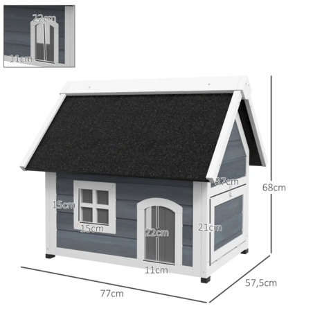 Kattenhuis voor buiten