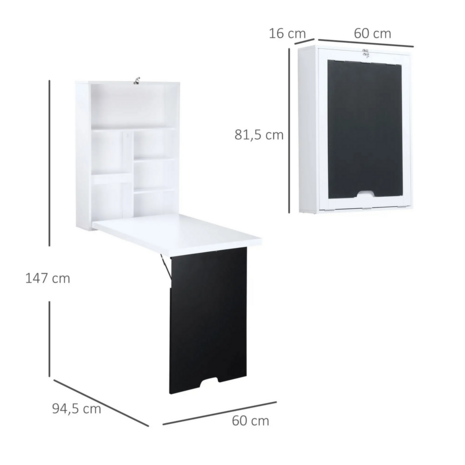Bureau met klaptafel
