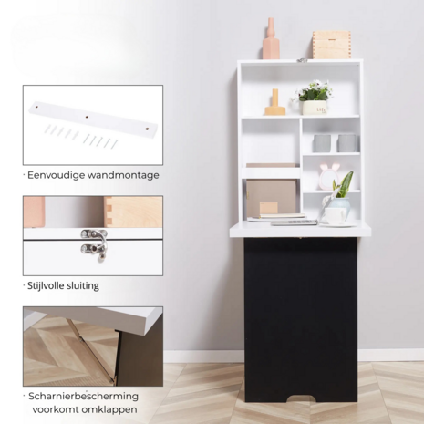 Bureau met klaptafel