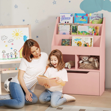 Boekenkast kinderkamer 