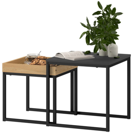 Bijzettafel set van 2 