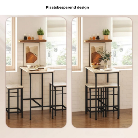 Bartafel met barstoelen 