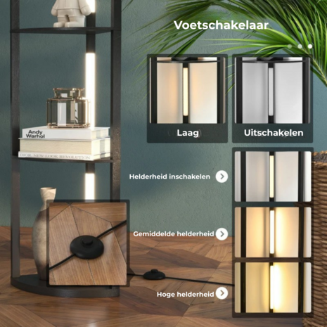 Vloerlamp dimbaar
