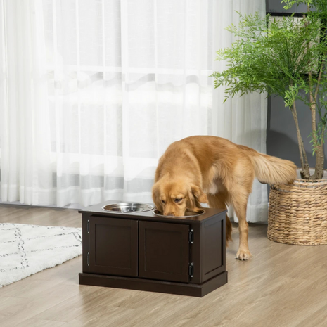 Voerbak hond