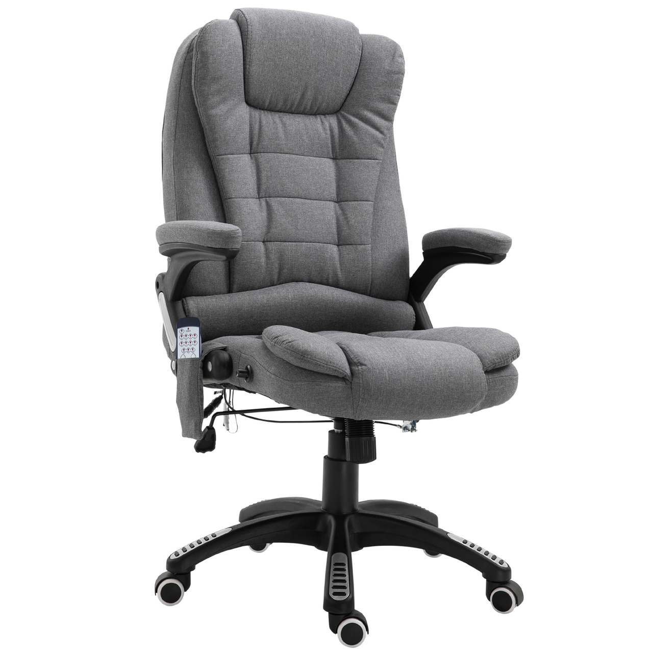 Bedenk tafel Stralend Bureaustoel - Bureaustoel ergonomisch - Directiestoel - Massage stoel -  Bureaustoelen voor volwassenen - Grijs - NiceGoodz