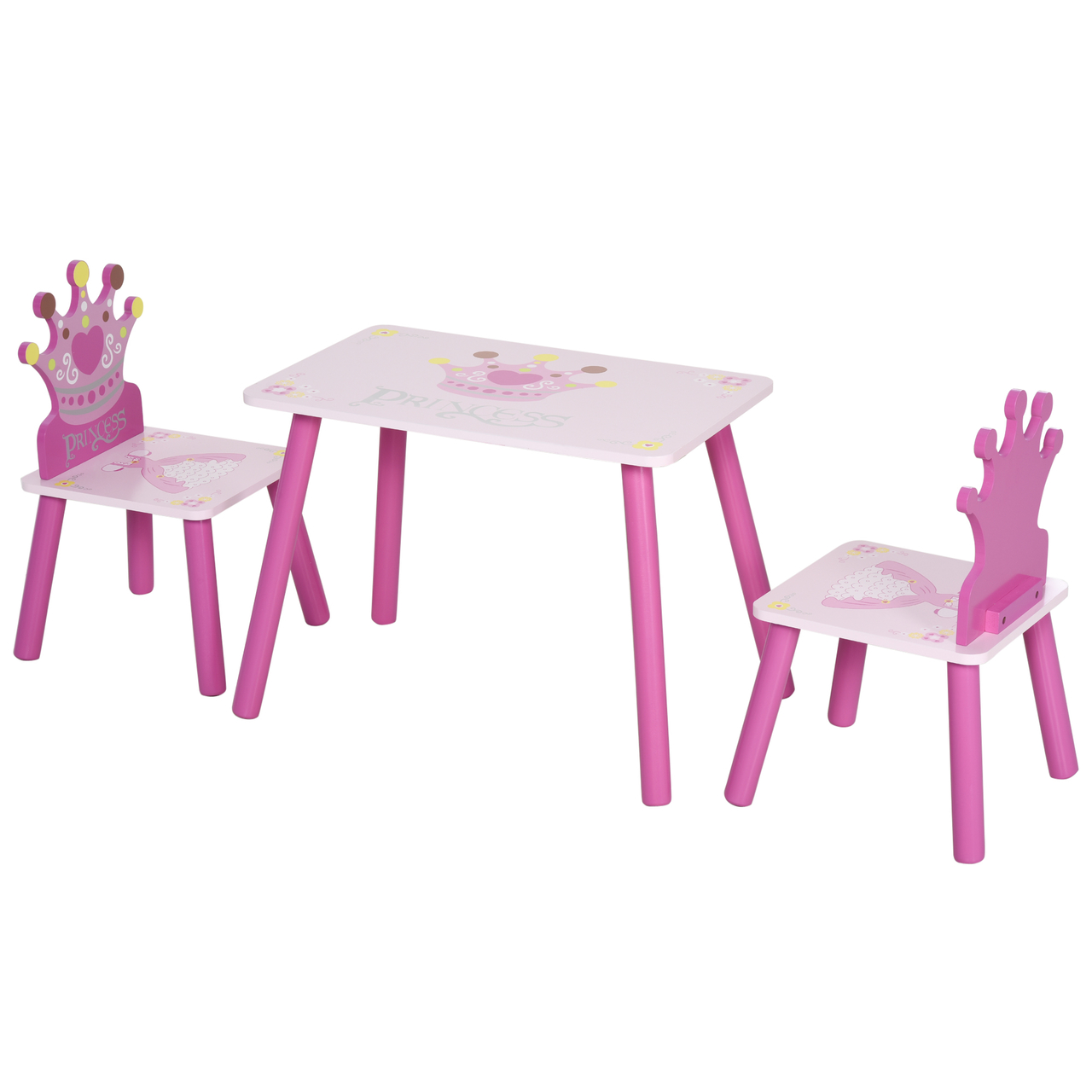 Laboratorium klein informatie Kinderzitgroep 3 - delig - Kinderstoel - Kindertafel - Kinderspeelgoed -  Speelgoed 2 jaar - Roze - NiceGoodz