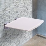 Douchestoel opklapbaar Douchezitje - Compact wandmodel Wandmontage Wit Maximaal 150 Kg. Douchestoel opklapbaar Douchezitje - Compact wandmodel Wandmontage Wit Maximaal 150 Kg.