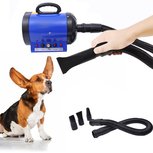 Krachtige Hondenföhn Dierenfohn - Variabele luchstroom Variabel instelbare luchttemperatuur 2400 Watt Blauw Krachtige Hondenföhn Dierenfohn - Variabele luchstroom Variabel instelbare luchttemperatuur 2400 Watt Blauw