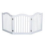 Paws and Claws - Hondenhek Dog barrier - 154,5 x 61 cm - Opvouwbaar - Wit Paws and Claws - Hondenhek Dog barrier - 154,5 x 61 cm - Opvouwbaar - Wit