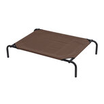 Honden Ligbed - Grote Hondenbed Stretcher - Hondenstretcher - inclusief 2 overtrekhoezen - XL - 110x68cm - Grijs en Koffie Honden Ligbed - Grote Hondenbed Stretcher - Hondenstretcher - inclusief 2 overtrekhoezen - XL - 110x68cm - Grijs en Koffie