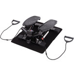 Ministepper met monitor - 2 in 1 swing stepper - 2 weerstandsbanden - computer - verstelbare weerstand - Inclusief zijwaartse beweging en vloermat Ministepper met monitor - 2 in 1 swing stepper - 2 weerstandsbanden - computer - verstelbare weerstand - Inclusief zijwaartse beweging en vloermat