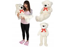Grote teddybeer - Knuffelbeer - Grote Pluche Knuffelbeer - Teddy bear - Knuffel groot - 100cm - Wit Grote teddybeer - Knuffelbeer - Grote Pluche Knuffelbeer - Teddy bear - Knuffel groot - 100cm - Wit