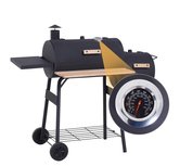 Smoker Barbecue - Houtskool grill - Smoker - Rookoven - Met schoorsteen - 124 x 53 x 108 cm Smoker Barbecue - Houtskool grill - Smoker - Rookoven - Met schoorsteen - 124 x 53 x 108 cm