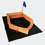 Zandbak - Schip - Boot - Piratenboot - Speeltoestel 1500 x 1008 x 500 mm Zandbak - Schip - Boot - Piratenboot - Speeltoestel 1500 x 1008 x 500 mm