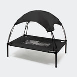 Honden Ligbed met zonnedak - Grote Hondenbed Stretcher met UV Canopy - Hondenstretcher met zonnetent - XXL - 122 x 91 x 95cm - Zwart Honden Ligbed met zonnedak - Grote Hondenbed Stretcher met UV Canopy - Hondenstretcher met zonnetent - XXL - 122 x 91 x 95cm - Zwart
