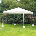 Partytent gewichten - Tuinpaviljoen voetverzwaring - Verzwaring - 4 stuks - Kunststof Partytent gewichten - Tuinpaviljoen voetverzwaring - Verzwaring - 4 stuks - Kunststof