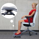 Verstelbare voetensteun voor onder het bureau - Ergonomische voetenbank bureau - Voetenbank - Kantoor Verstelbare voetensteun voor onder het bureau - Ergonomische voetenbank bureau - Voetenbank - Kantoor