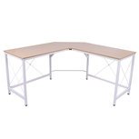 Hoekbureau - Computerbureau - Modern - Computertafel Bureau - Laptop Computer Hoek Meubel - Comuterneubel - Gamemeubel- Wit