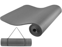 Nicegoodz - Yogamat - Yoga mat - Fitnessmat - 1 cm dik - Met draagriemen - Grijs Nicegoodz - Yogamat - Yoga mat - Fitnessmat - 1 cm dik - Met draagriemen - Grijs