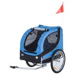Paws & Claws - Hondenfietskar - Fietskar - 130 x 90 x 110 cm - Blauw/Zwart Paws & Claws - Hondenfietskar - Fietskar - 130 x 90 x 110 cm - Blauw/Zwart