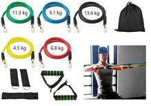 FitGoodz – Fitness weerstandsband - Weerstands Fitnessband - Resistance Power Band – Fitness elastiek – Fitness Kabel - Set FitGoodz – Fitness weerstandsband - Weerstands Fitnessband - Resistance Power Band – Fitness elastiek – Fitness Kabel - Set