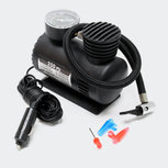 Mini-luchtcompressor 12v - Bandenpomp - 17 Bar - Kunststof - Zwart - Onderweg banden oppompen Mini-luchtcompressor 12v - Bandenpomp - 17 Bar - Kunststof - Zwart - Onderweg banden oppompen
