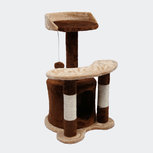 Krabpaal - Sisal Kattenkrabpaal - Met kattengrot en platform - 65 cm - Beige/Bruin Krabpaal - Sisal Kattenkrabpaal - Met kattengrot en platform - 65 cm - Beige/Bruin