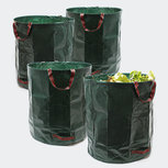 4 x tuin afvalzak - Tuinzak - Bladerzak - Opvouwbaar - 4 x 272 liter 4 x tuin afvalzak - Tuinzak - Bladerzak - Opvouwbaar - 4 x 272 liter